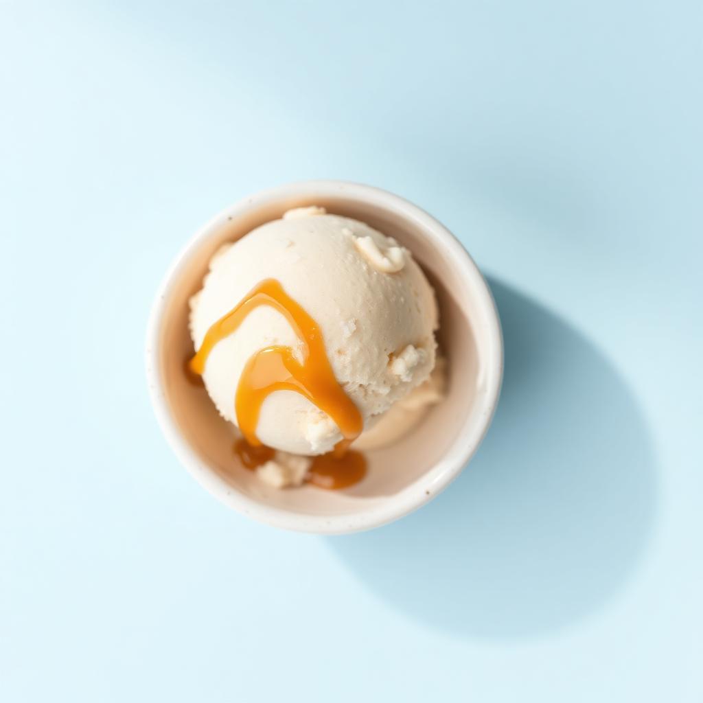 Helado de Caramelo Salado en base cremosa